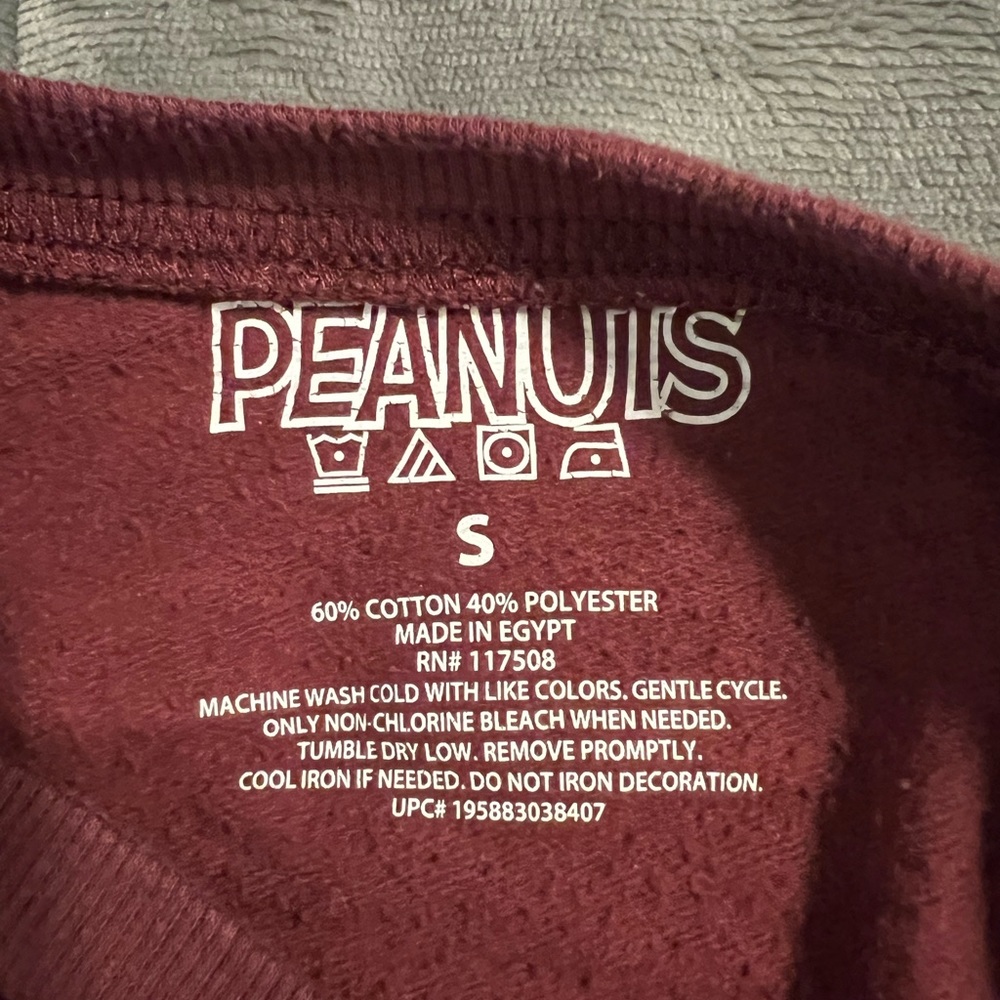EUC, Peanuts Snoopy & Woodstock Sweatshirt, S: B3 - Picture 5 of 5